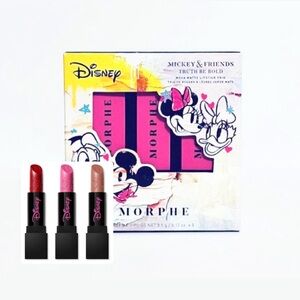 Morphe Mickey & Friends Truth Be Bold Mega Matte Lipstick Trio